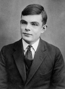 Foto de pasaporte de Alan Turing a los 16 años